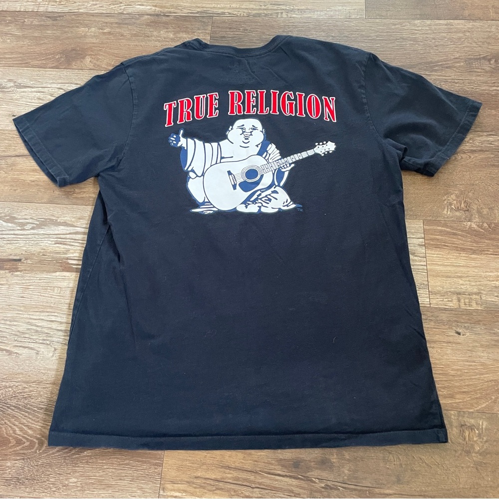 True Religion logo Y2K T-shirt L